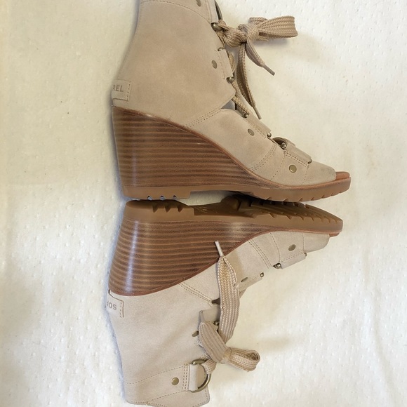 New Sorel open toe lace up bootie - Picture 5 of 8